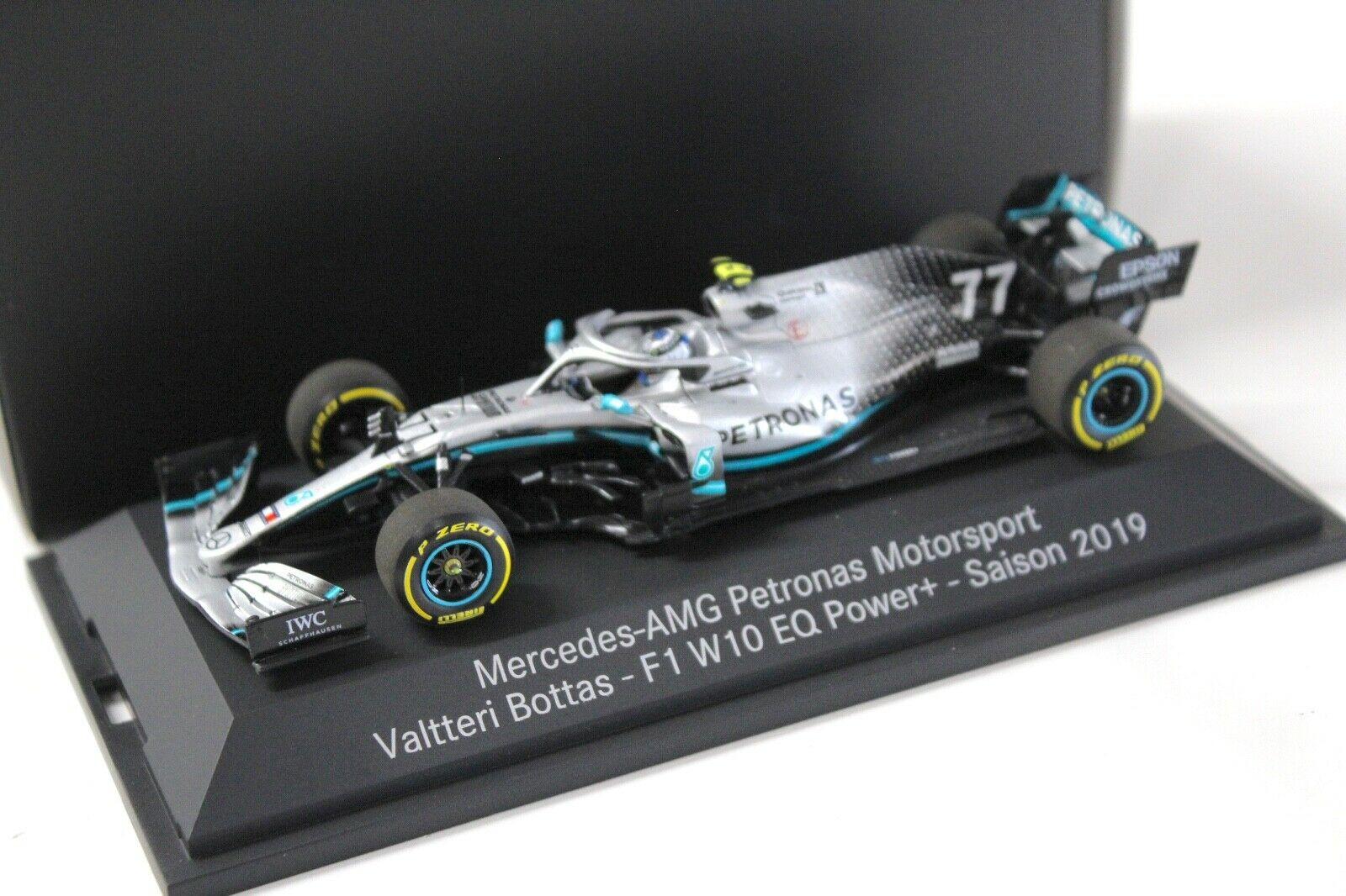 1:43 Minichamps Mercedes AMG Petronas F1 W10 EQ Bottas 2019 DEALER VERSION