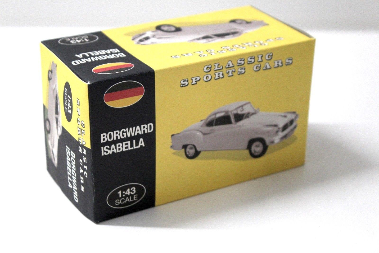 1:43 Atlas By Norev Borgward Isabella white Classic Sport Cars