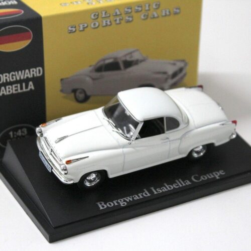 1:43 Atlas By Norev Borgward Isabella white Classic Sport Cars