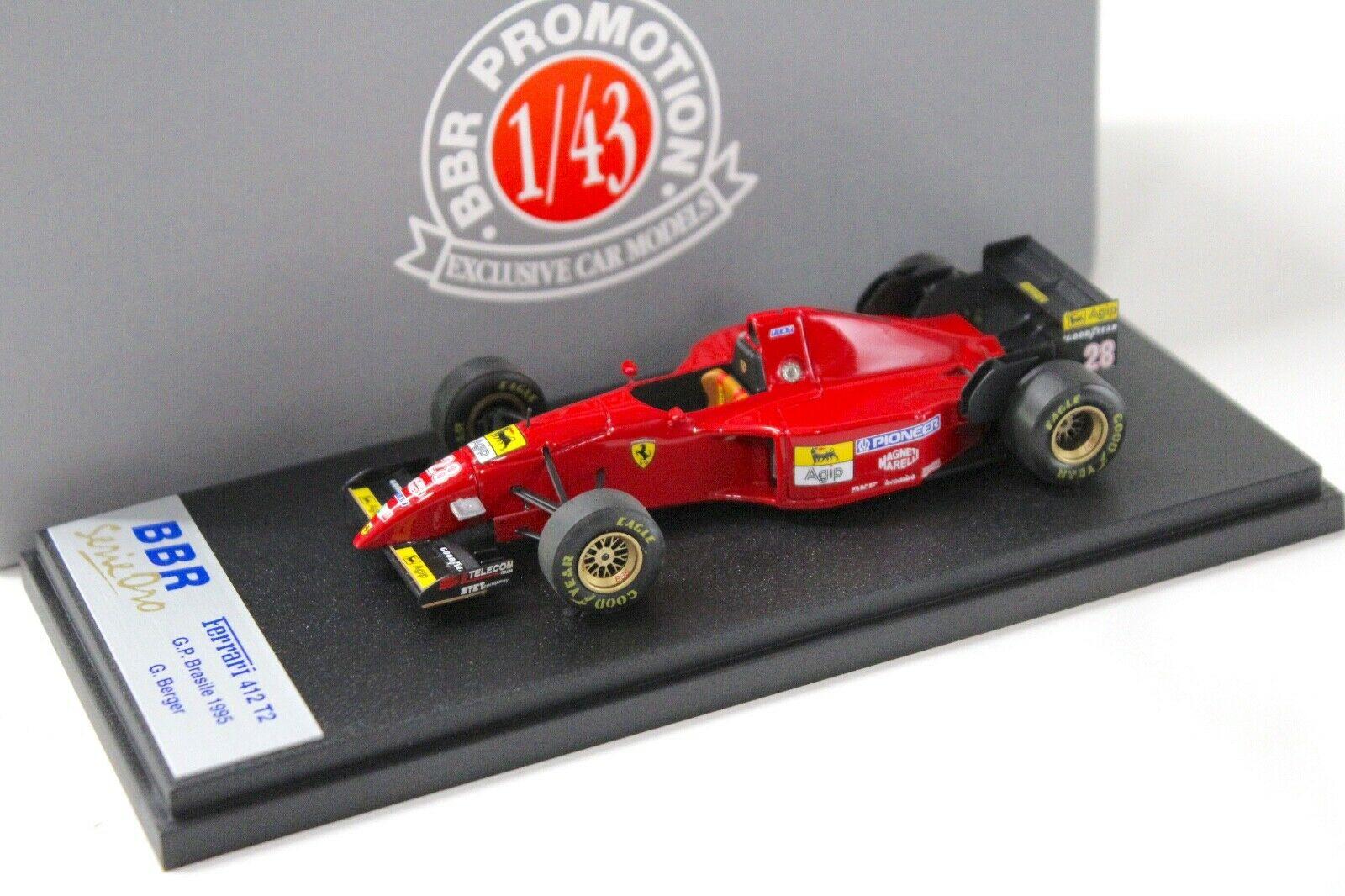 1:43 BBR () F1 Ferrari 412 T2 GP Brazil 1995 G.Berger #28