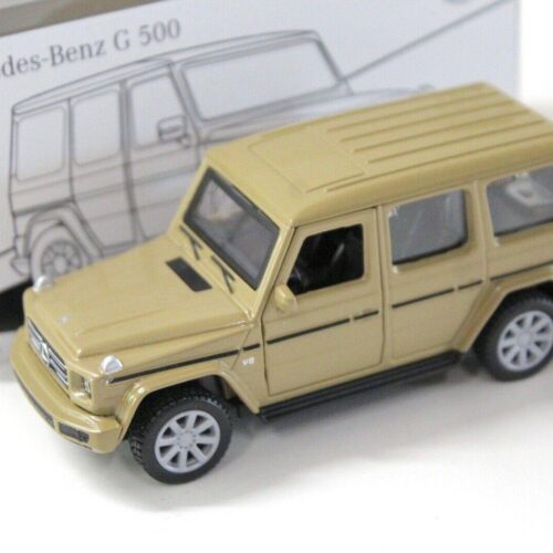 1:43 Maisto Mercedes G500 W463 Pullback beige DEALER VERSION