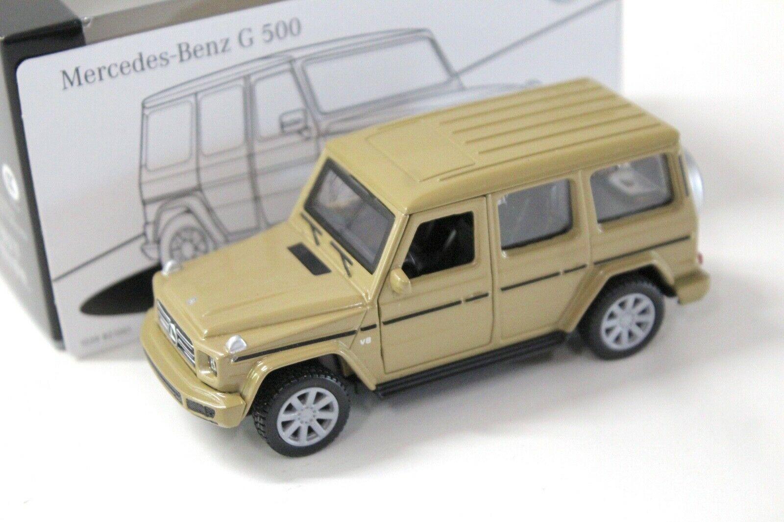 1:43 Maisto Mercedes G500 W463 Pullback beige DEALER VERSION