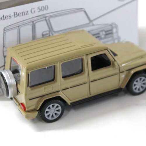 1:43 Maisto Mercedes G500 W463 Pullback beige DEALER VERSION