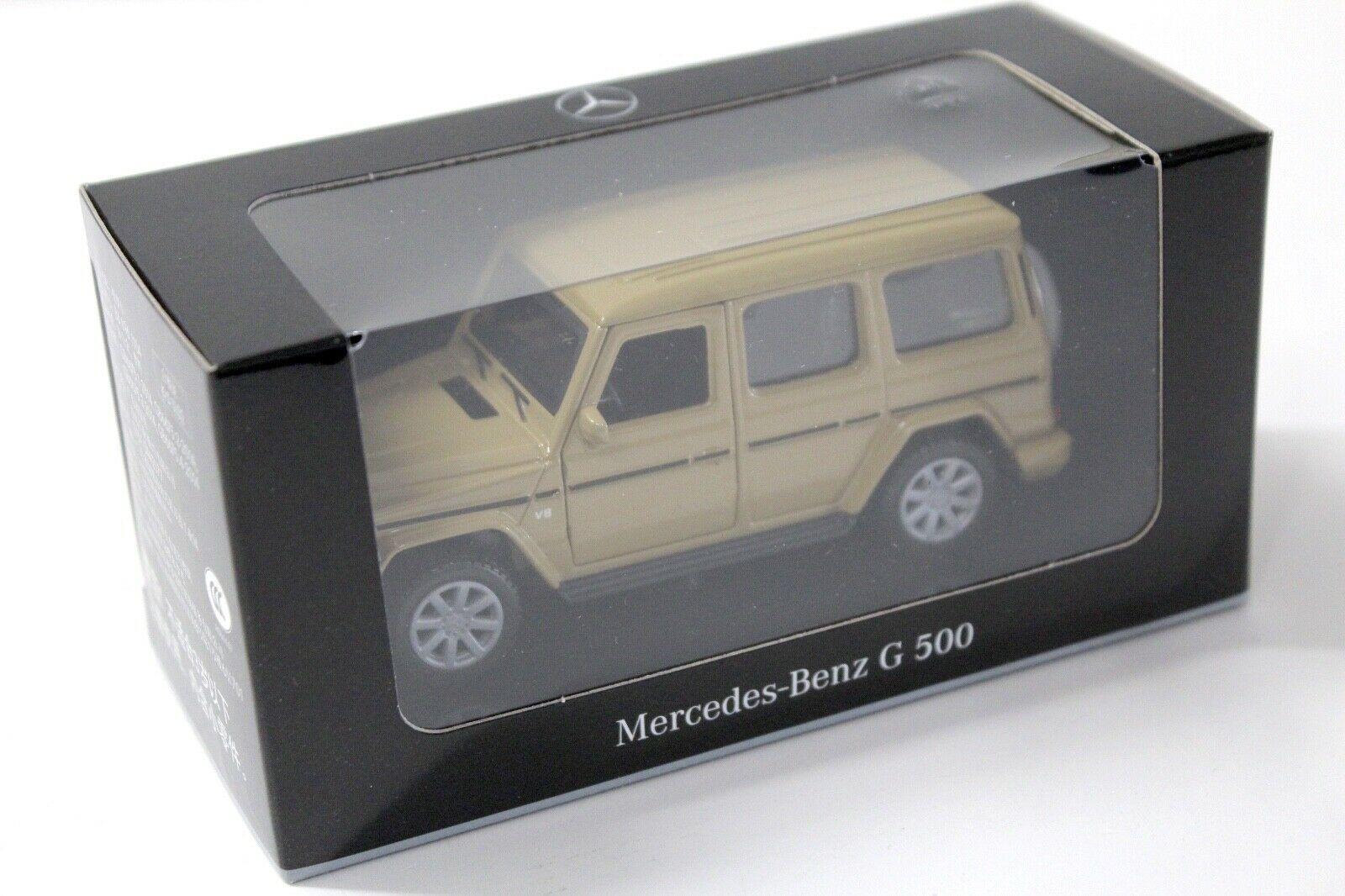 1:43 Maisto Mercedes G500 W463 Pullback beige DEALER VERSION