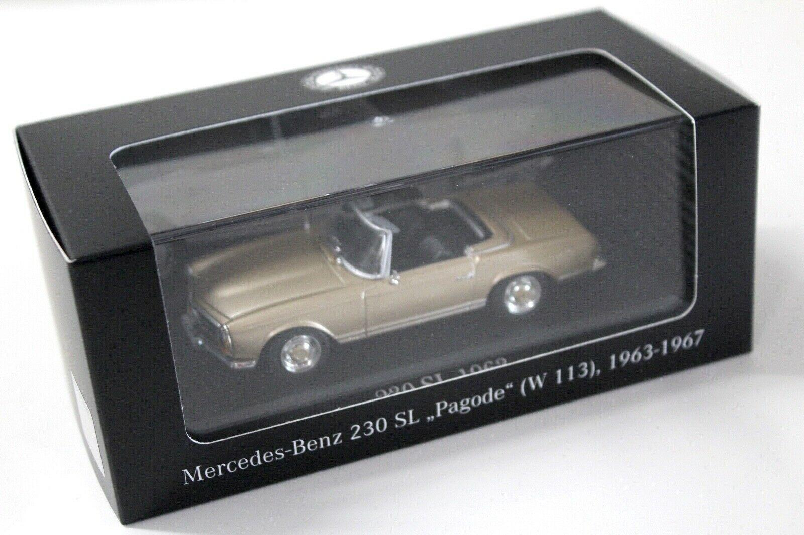 1:43 Premium Collectibles Mercedes 230SL Pagode gold DEALER VERSION