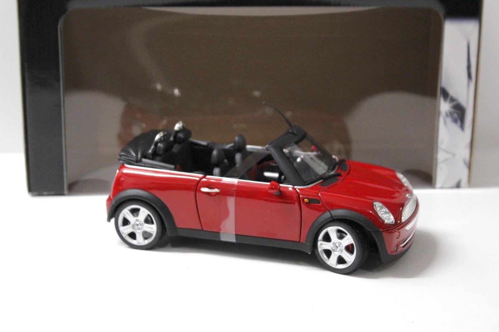 1:18 Hot Wheels Mini Cooper Convertible red