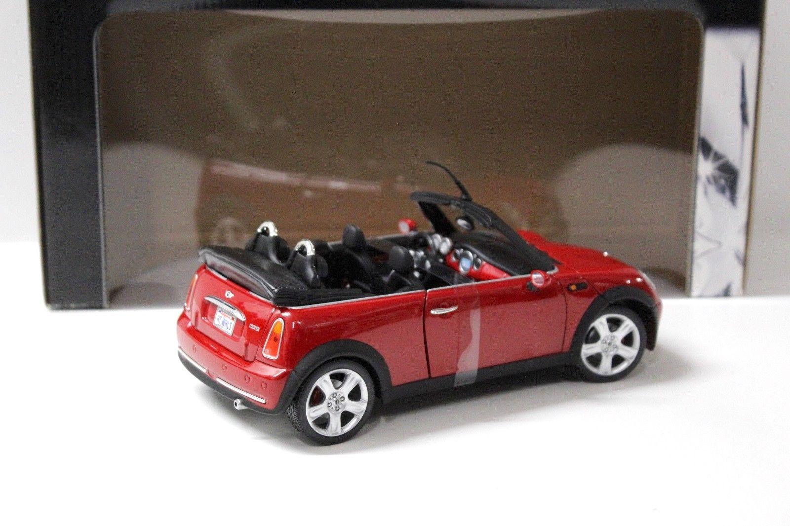 1:18 Hot Wheels Mini Cooper Convertible red