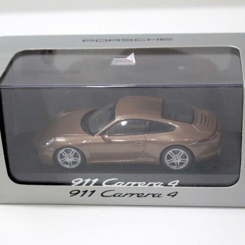 1:43 Minichamps Porsche 911 (991) Carrera 4 brown DEALER VERSION