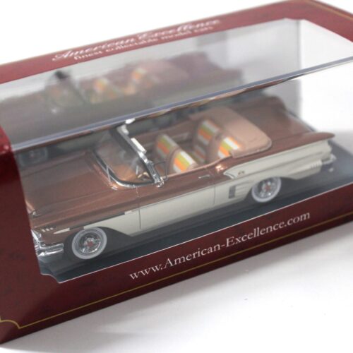 1:43 American Excellence NEO Chevrolet Bel Air HT Convertible brown/ white