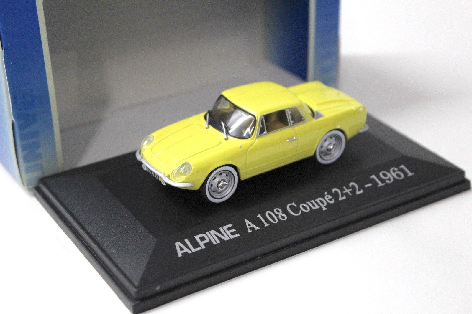 ID 49215 orig.jpg 1:43 UH Universal Hobbies Alpine A108 Coupe 2+2 1961 yellow