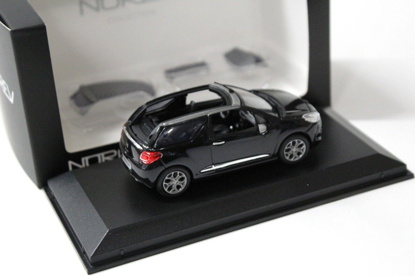 1:43 Norev Citroen DS3 Cabrio black 2013