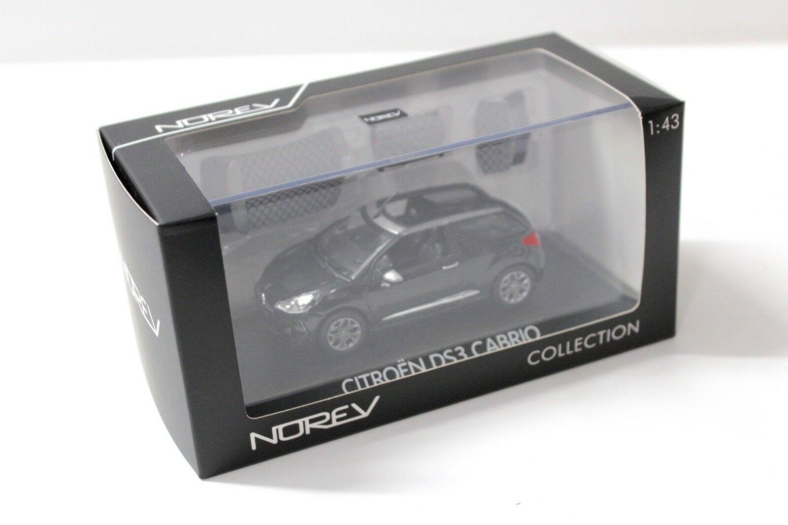 1:43 Norev Citroen DS3 Cabrio black 2013