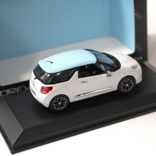 1:43 Norev Citroen DS3 white/ light blue 2010
