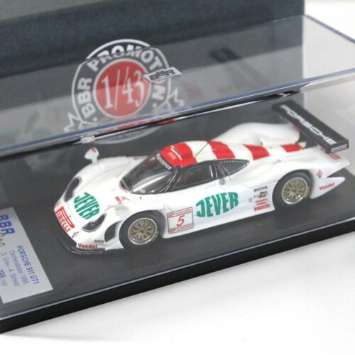 1:43 BBR Porsche 911 996 GT1 Oschersleben 1998 JEVER #5 white