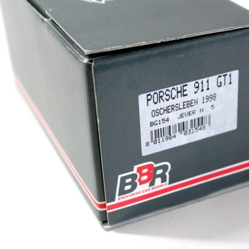 1:43 BBR Porsche 911 996 GT1 Oschersleben 1998 JEVER #5 white