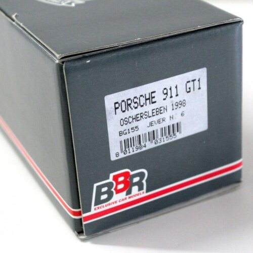 1:43 BBR Porsche 911 996 GT1 Oschersleben 1998 JEVER #6 green