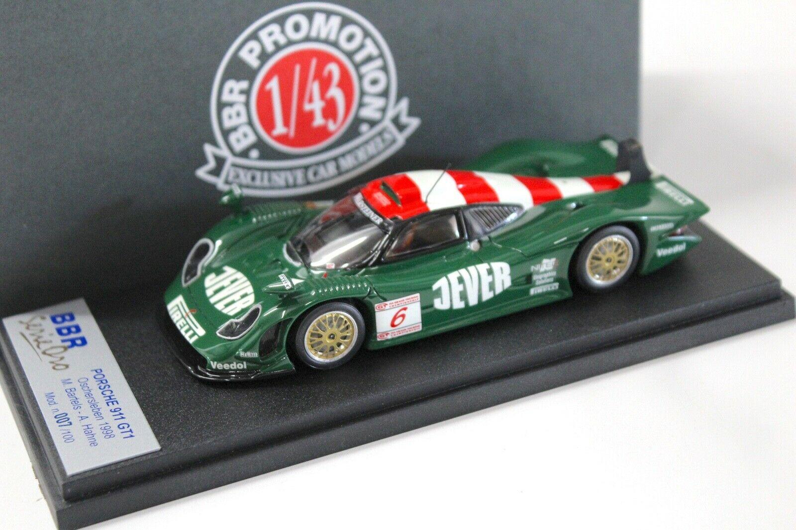 ID 49369 orig.jpg 1:43 BBR Porsche 911 996 GT1 Oschersleben 1998 JEVER #6 green