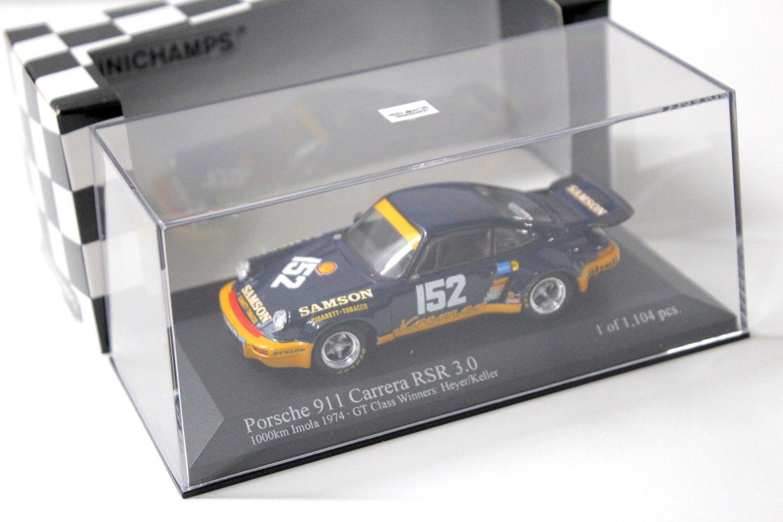 1:43 Minichamps PORSCHE 911 Carrera RSR 3.0 Samson 1000km Imola 1974 #152