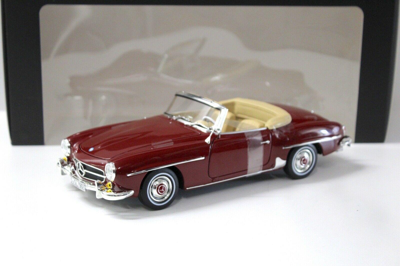 ID 49432 orig.jpg 1:18 Norev Mercedes 190SL Cabrio W121 red DEALER VERSION