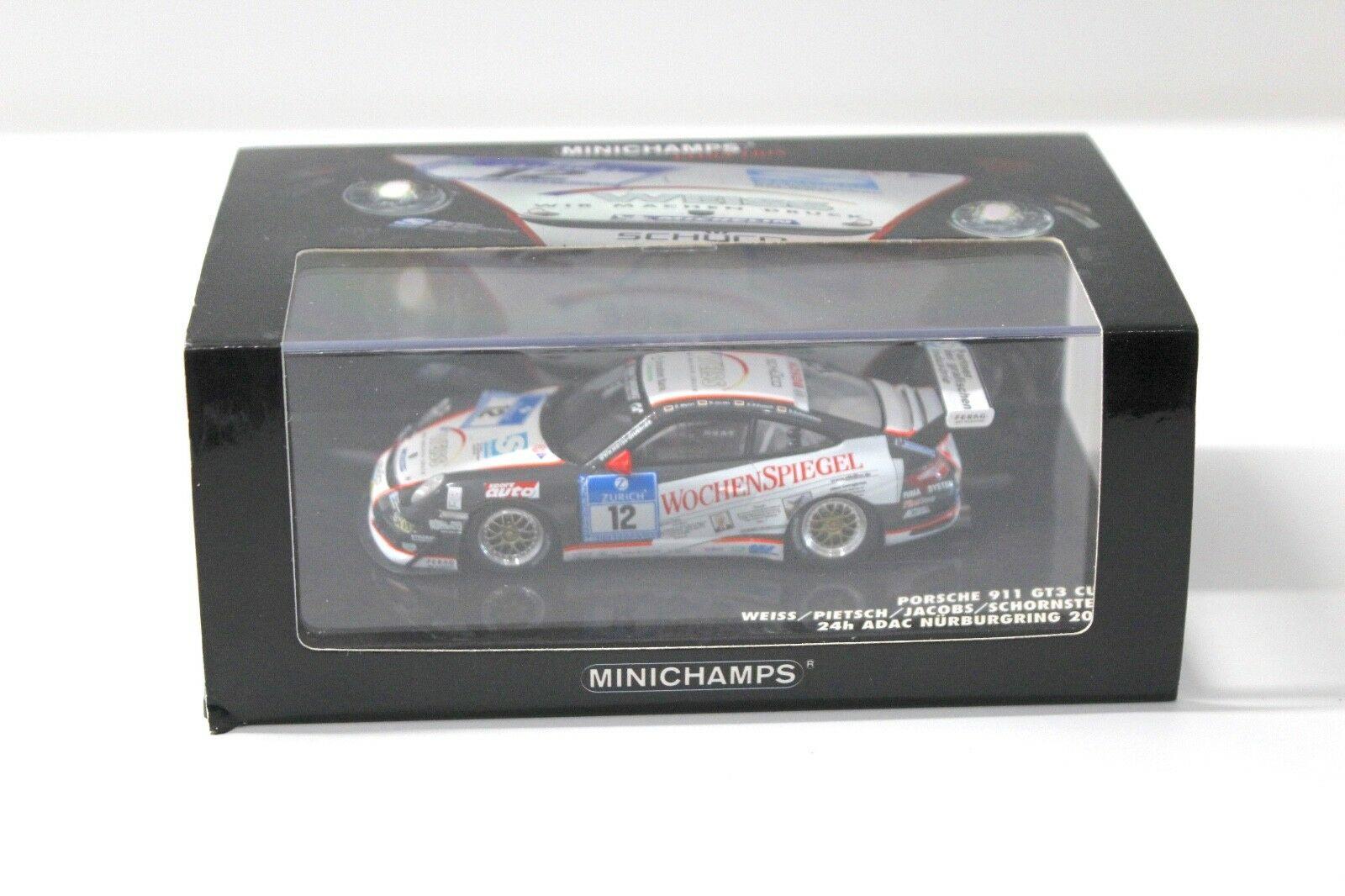 1:43 Minichamps Porsche 911 997 GT3 CUP 24h ADAC 2007 #12