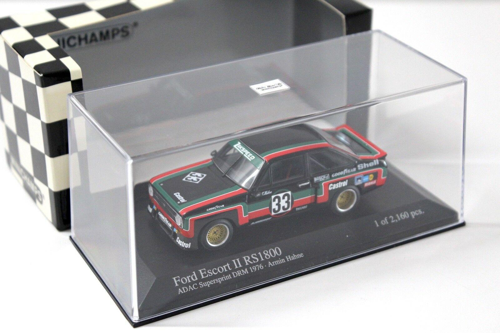 1:43 Minichamps Ford Escort II RS1800 #33 ADAC DRM 1976