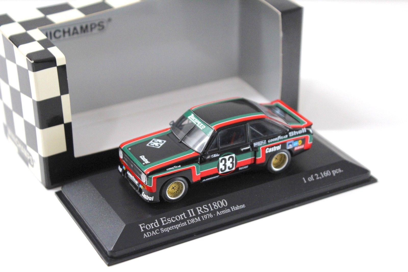 1:43 Minichamps Ford Escort II RS1800 #33 ADAC DRM 1976