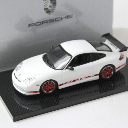 1:43 Minichamps Porsche 911 996 GT3 RS white/ red DEALER VERSION