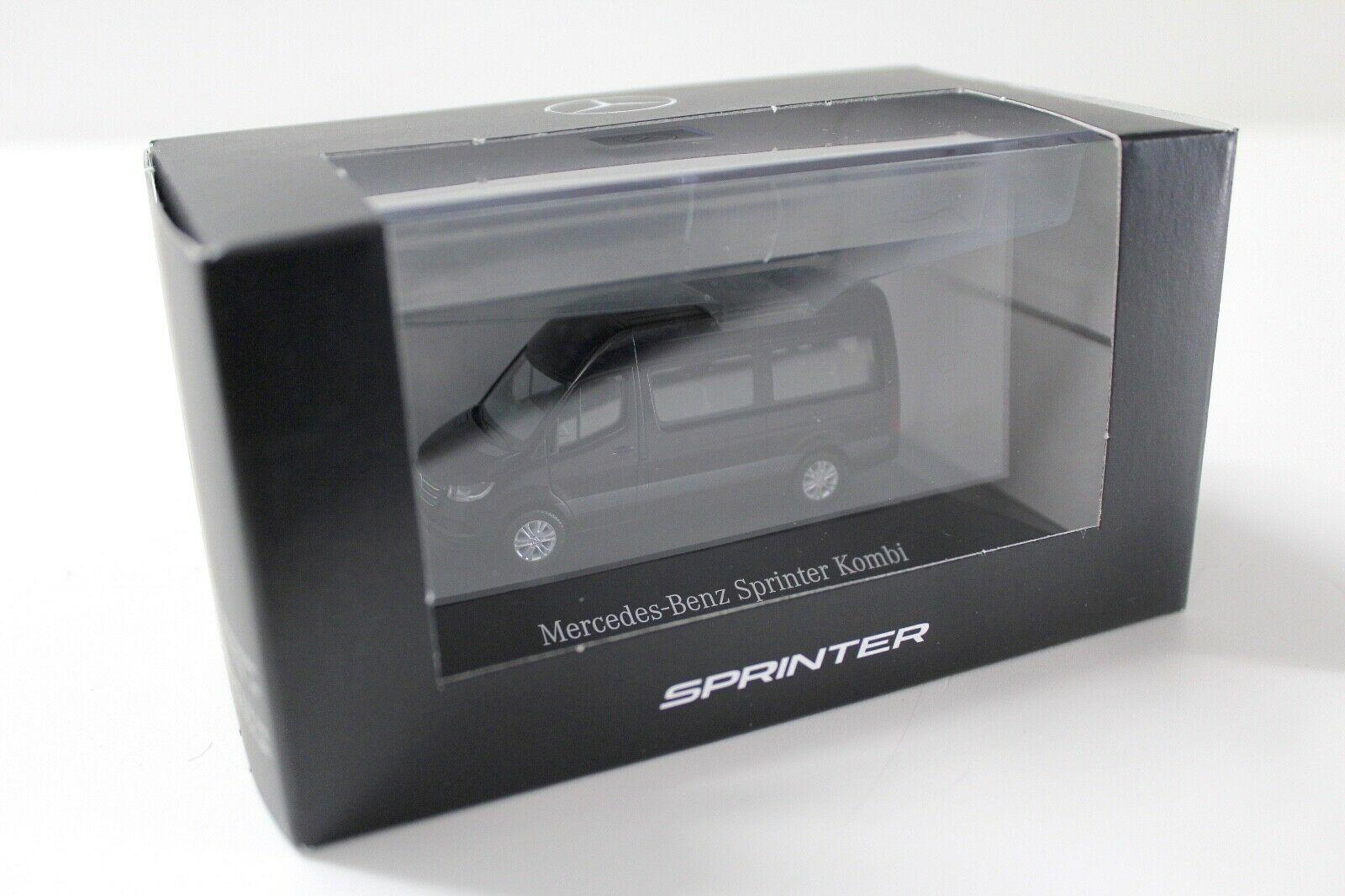 1:87 Herpa Mercedes Sprinter Kombi black DEALER VERSION