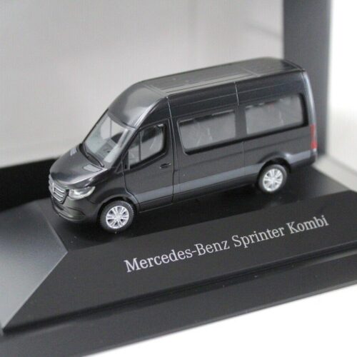 1:87 Herpa Mercedes Sprinter Kombi black DEALER VERSION