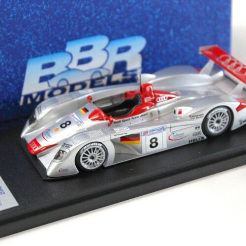 1:43 BBR Audi R8R Joest 24h Le Mans 2000 #8 Winner