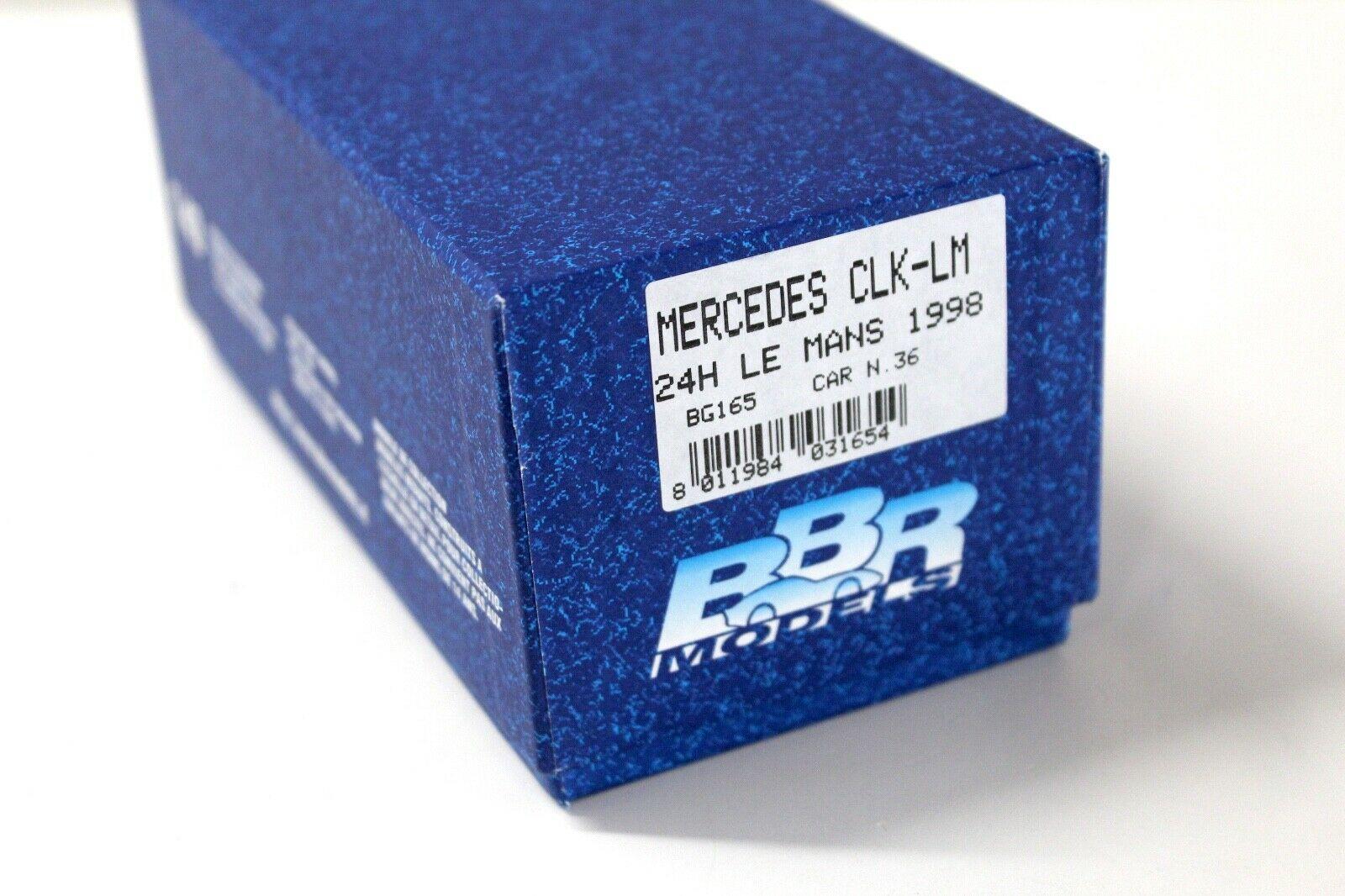 1:43 BBR Mercedes CLK-LM 24h Le Mans 1998 Bouchet #36