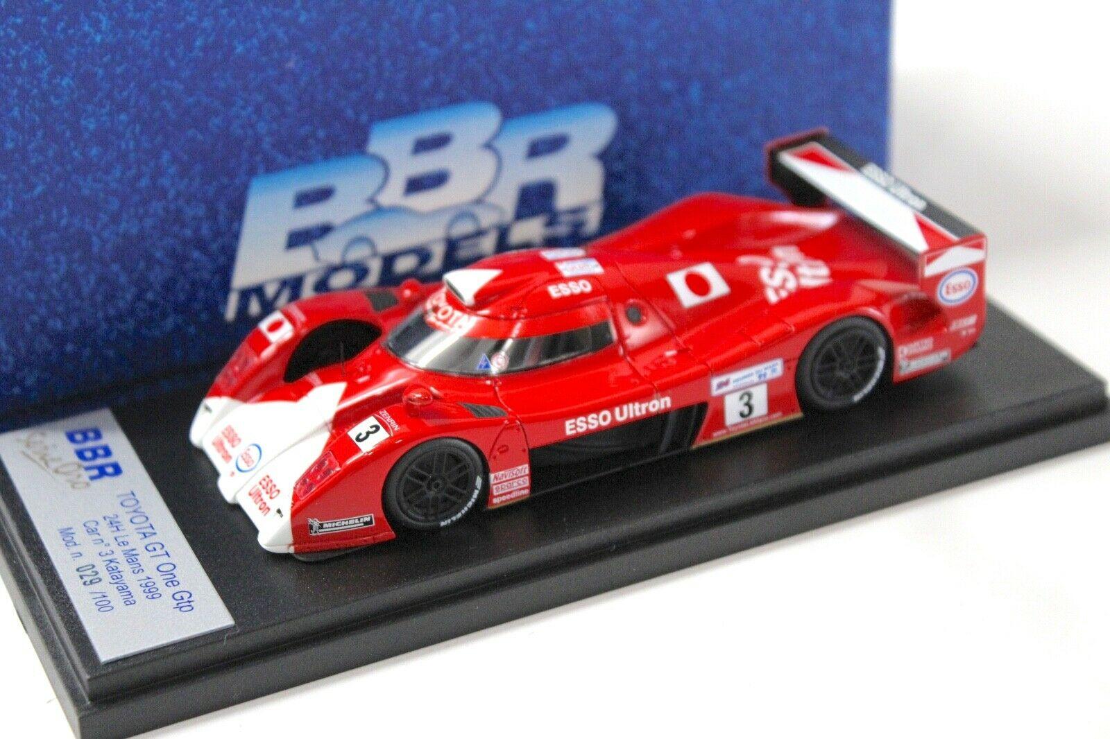 1:43 BBR Toyota GT ONE GTP 24h Le Mans 1999 #3 Katayama