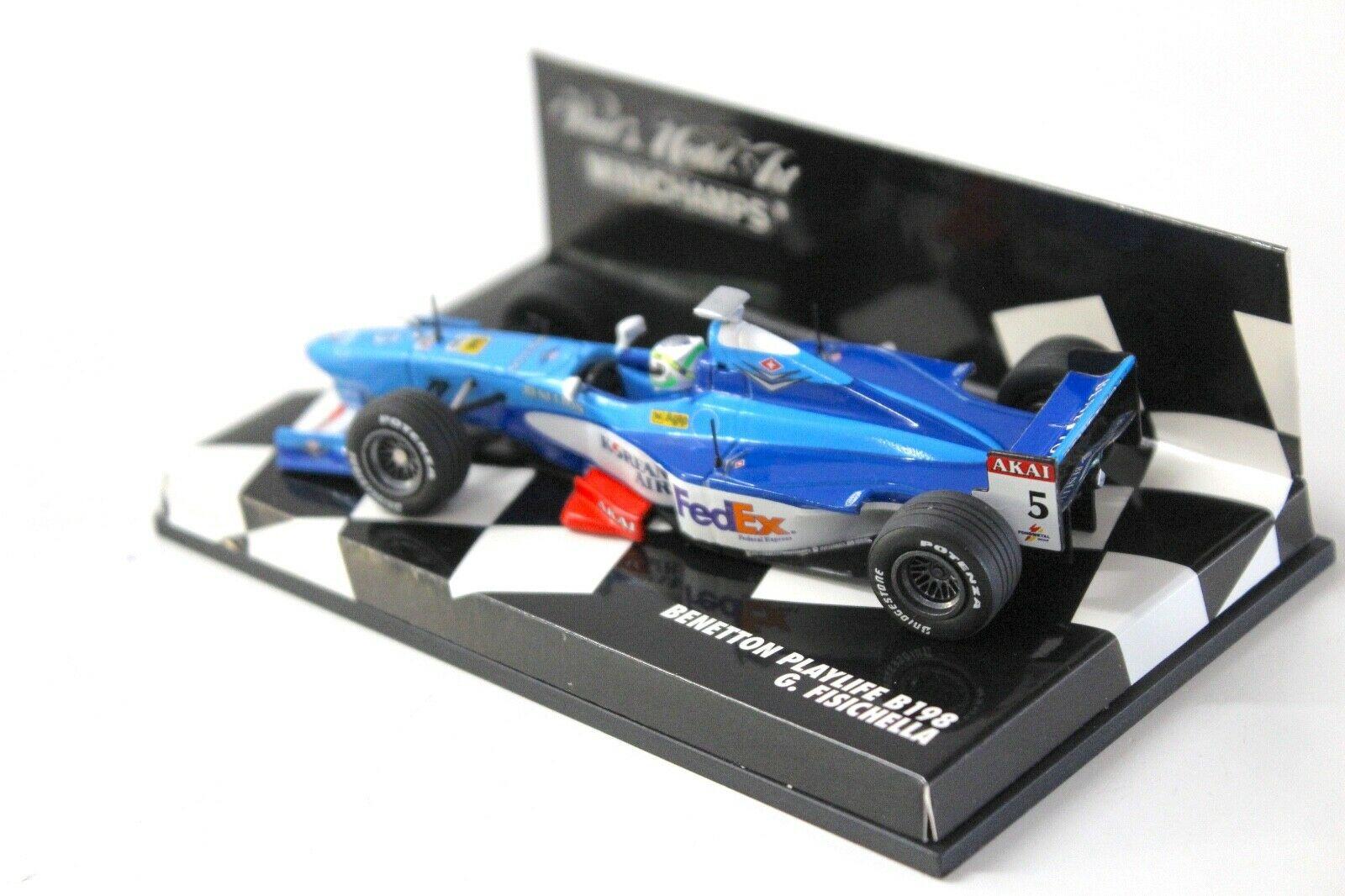 1:43 Minichamps Benetton Playlife B198 G.Fisichella #5