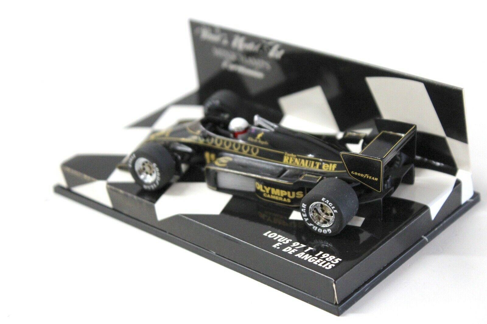 1:43 Minichamps Lotus 97T 1985 E. De Angelis #11