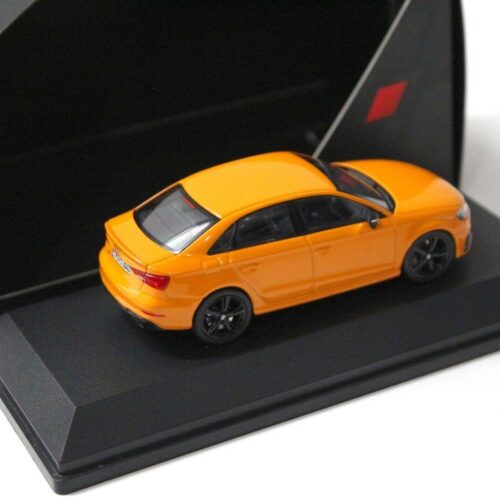 1:43 iScale Audi RS3 Sedan Solar orange DEALER VERSION - Image 2