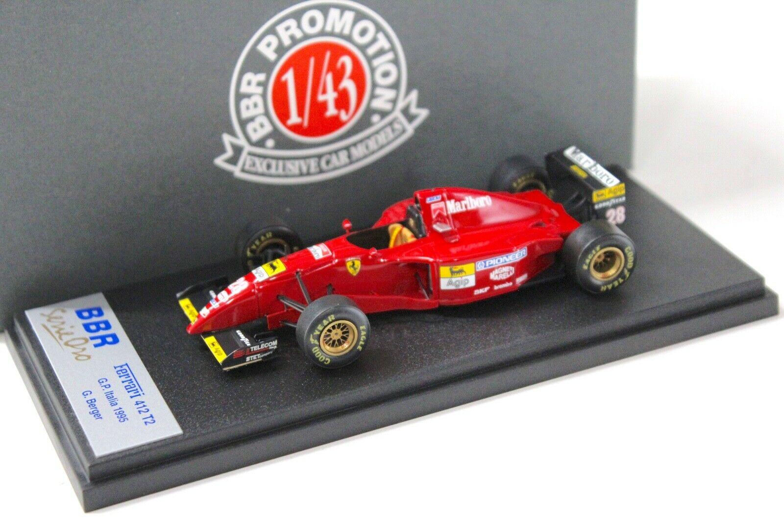 1:43 BBR () Ferrari 412 T2 GP Italia 1995 Berger MARLBORO