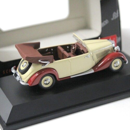 1:43 Schuco Mercedes 170V Cabrio beige/ red