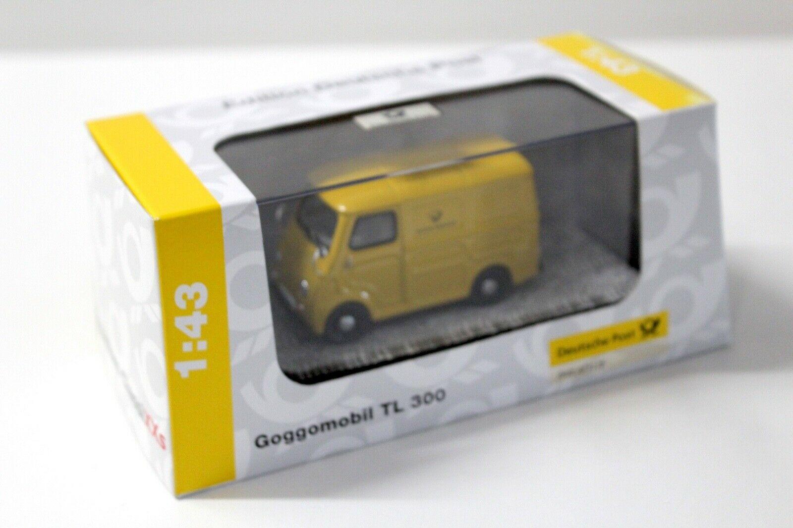 1:43 Premium ClassiXXs Goggomobil TL300 DB Post yellow