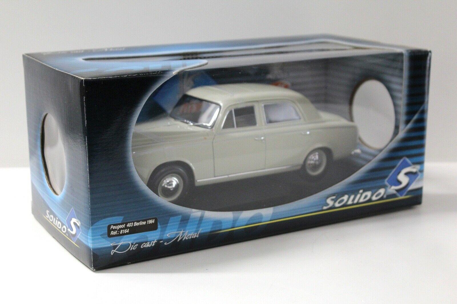 1:18 Solido Peugeot 403 Berline 1964 grey