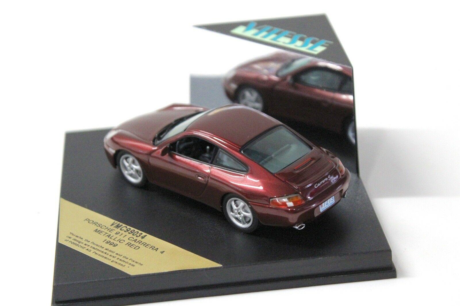 1:43 Vitesse Porsche 911 (996) Carrera 4 dark red 1999