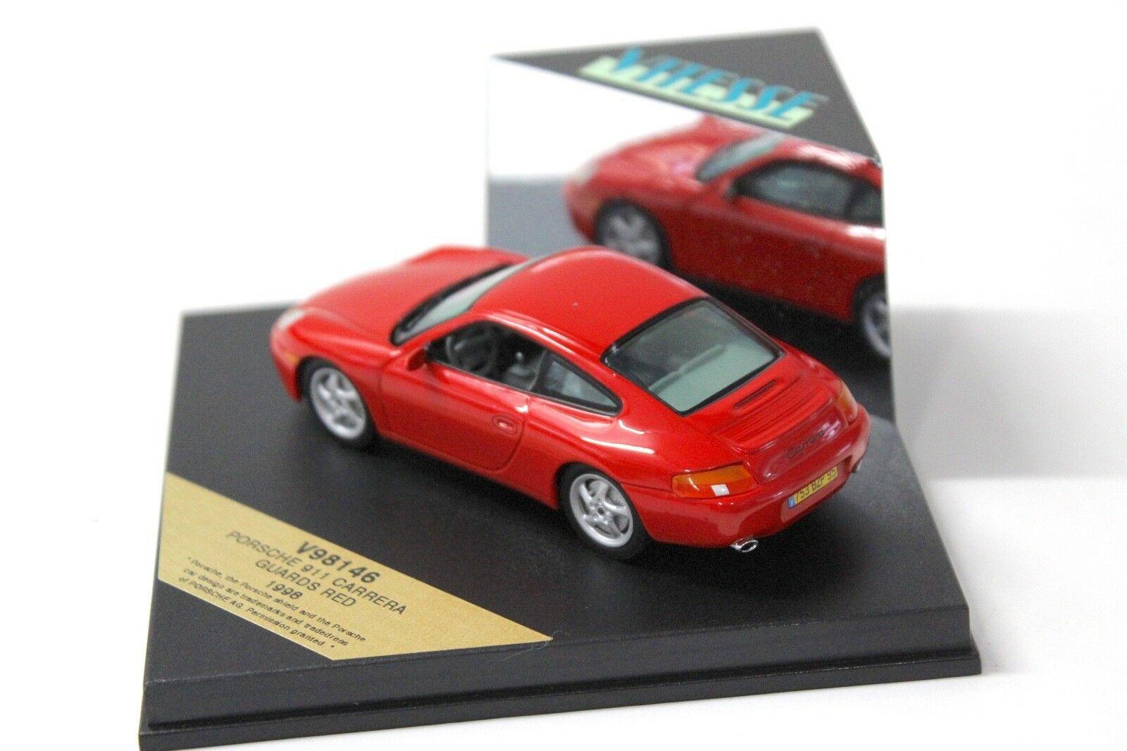1:43 Vitesse Porsche 911 (996) Carrera Guards red 1998