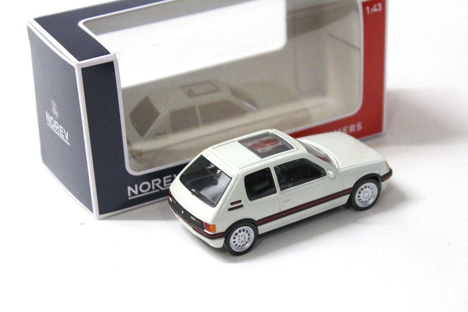 1:43 Norev Jet Car Peugeot 205 GTI white