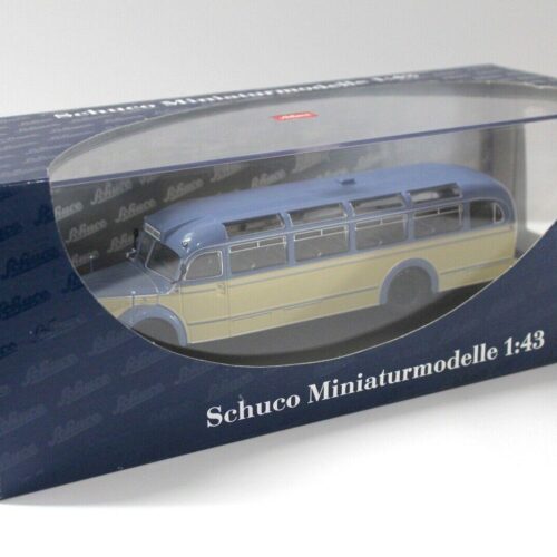 1:43 Schuco Mercedes O6600 Bus Panoramabus beige/ blue