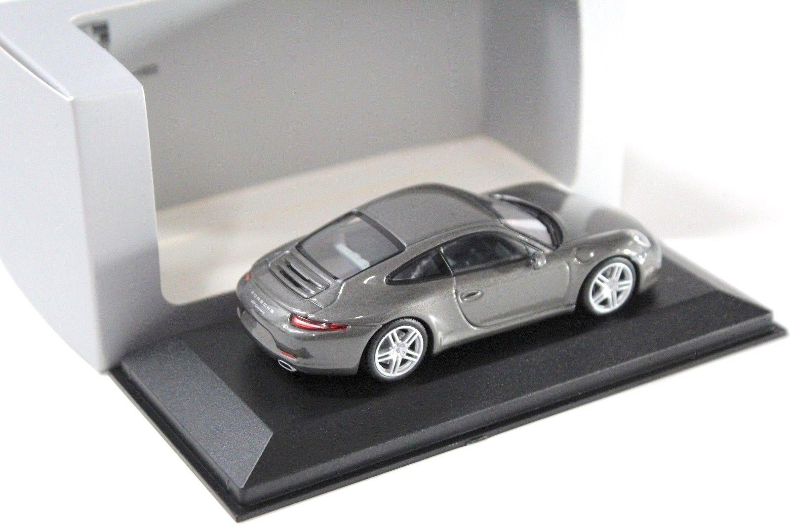 1:43 Minichamps Porsche 911 (991) Carrera grey DEALER VERSION