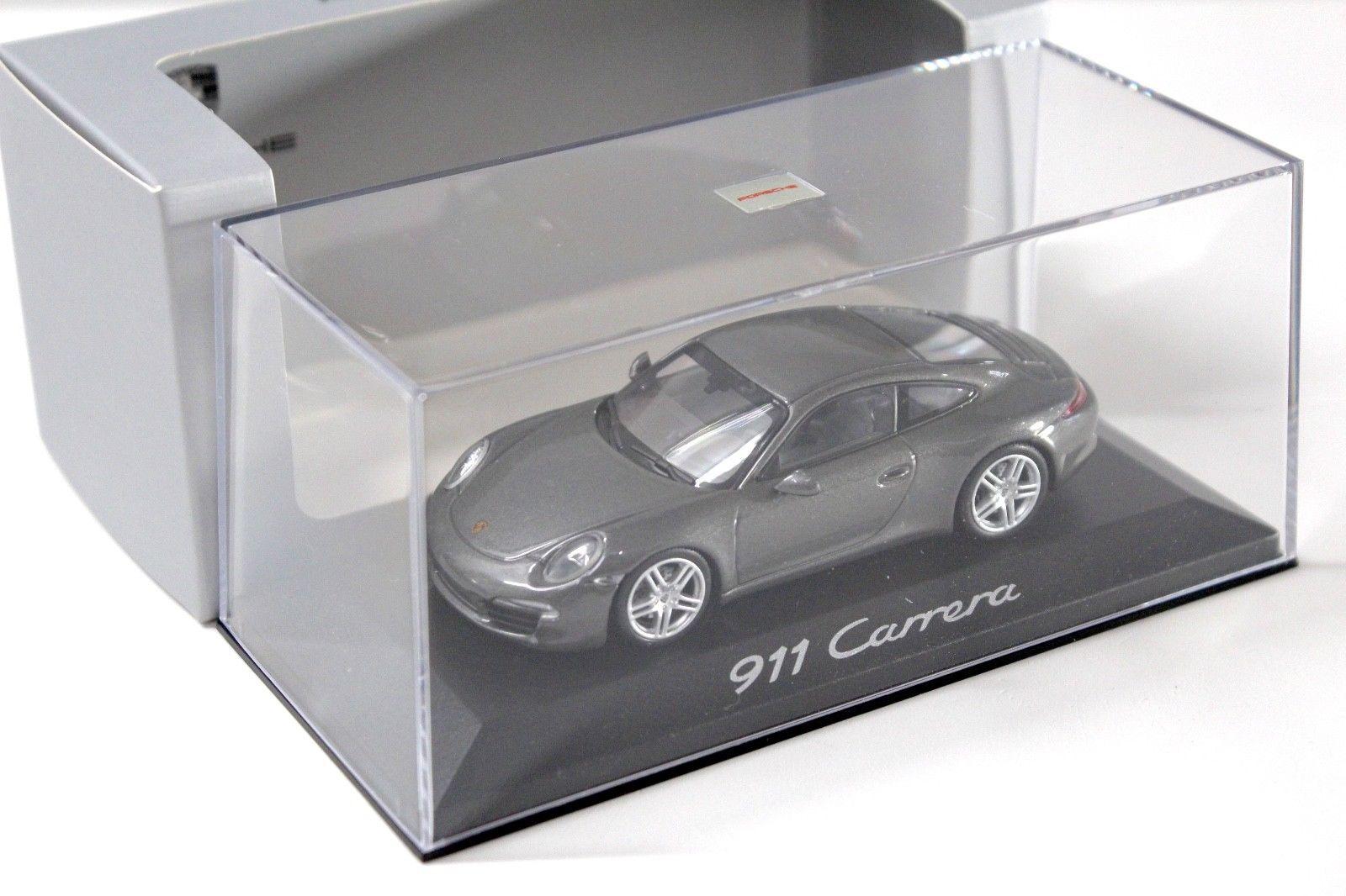 1:43 Minichamps Porsche 911 (991) Carrera grey DEALER VERSION