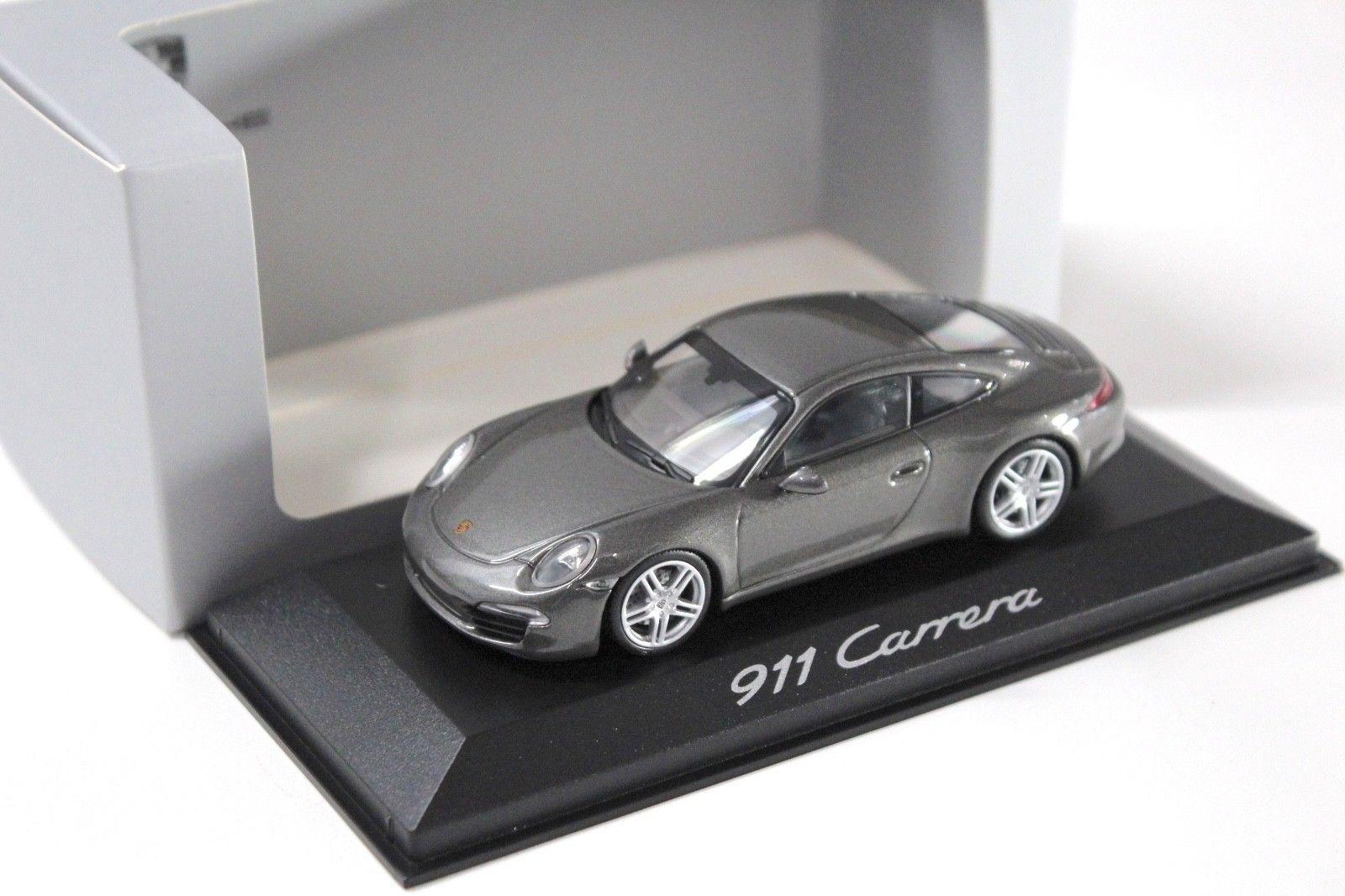 1:43 Minichamps Porsche 911 (991) Carrera grey DEALER VERSION