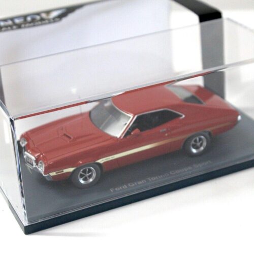 1:43 NEO Scale Ford Gran Torino Coupe Sport red