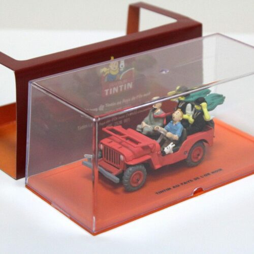 1:43 TINTIN Jeep Willys MB 1943 red "Tim und Struppi"