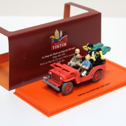 1:43 TINTIN Jeep Willys MB 1943 red "Tim und Struppi"