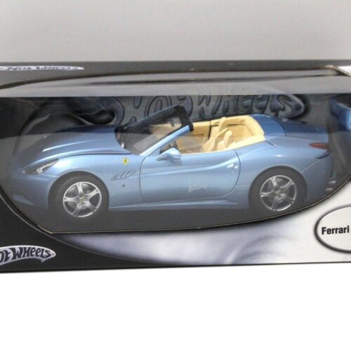1:18 Hot Wheels Ferrari California Spyder blue